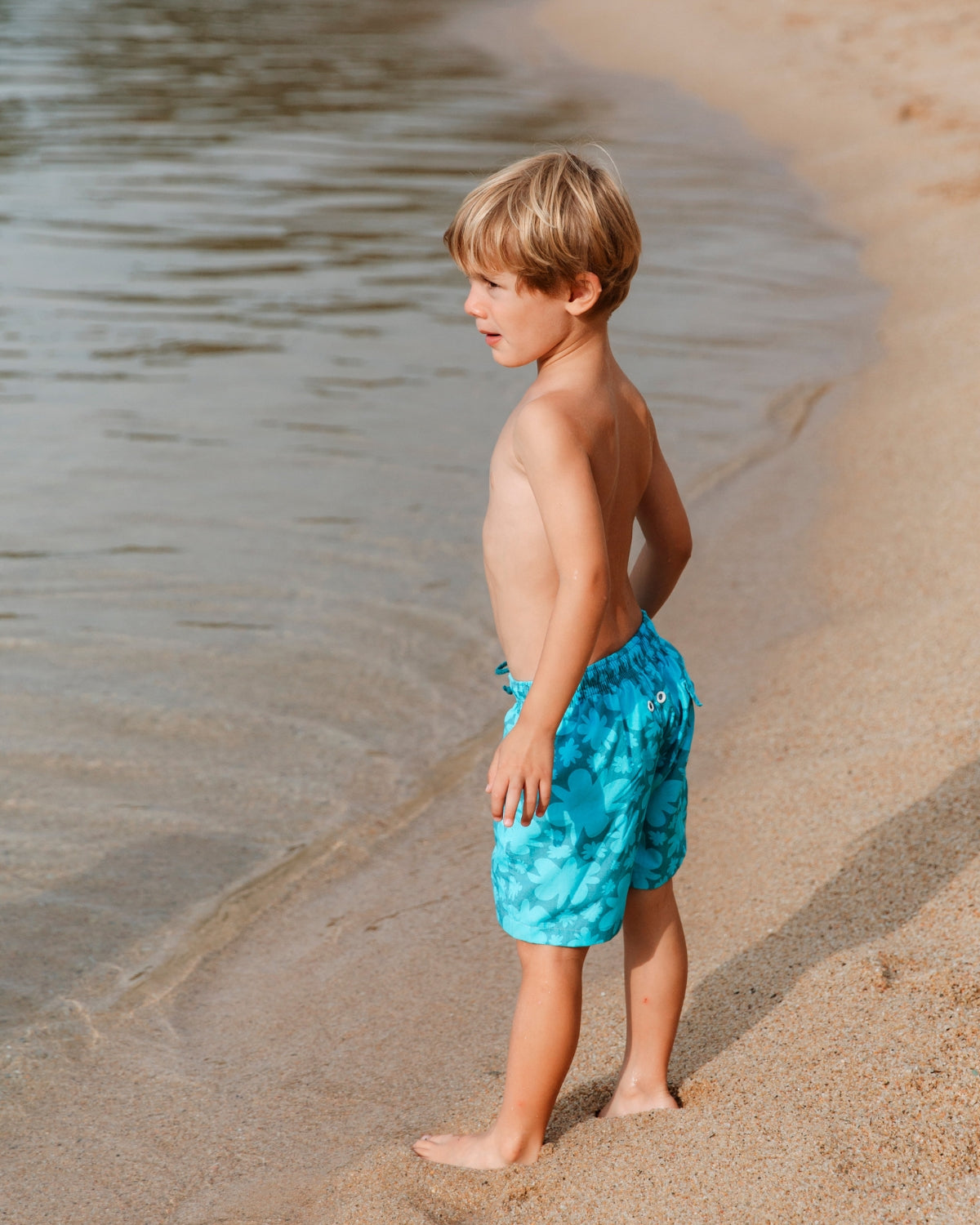 BOXER SURF NIÑO HIBISCUS