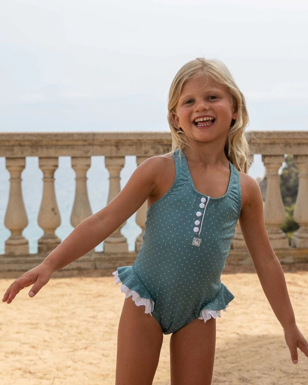 COSTUME DA BAGNO IN LYCRA A POIS