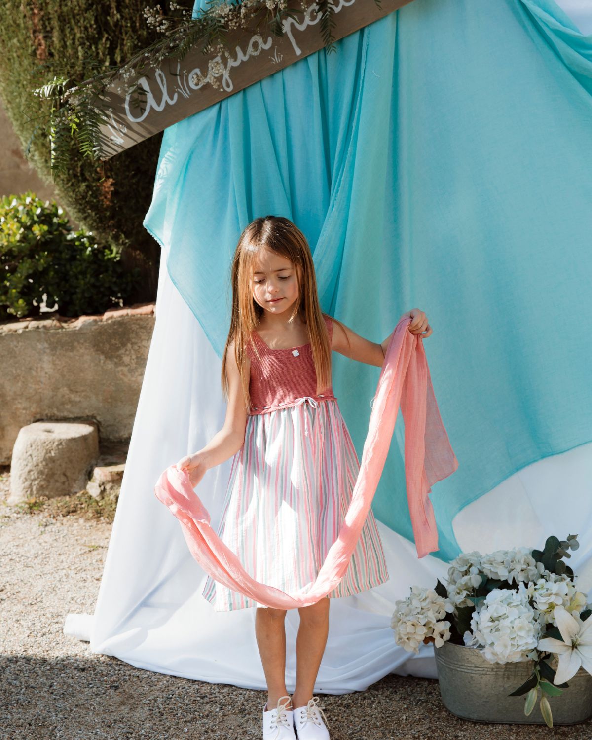 DRESS SANDRA STRAPPY LIGHTHOUSE