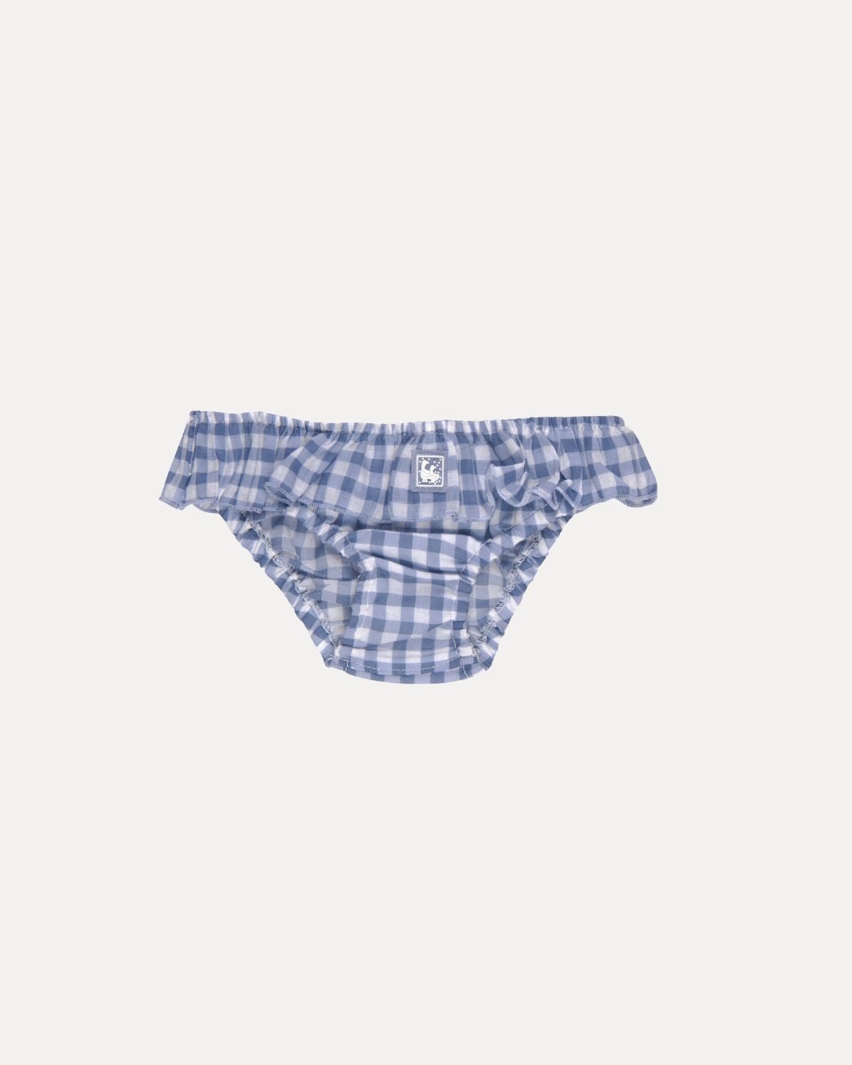 VICHY VOILE DIAPER COVER