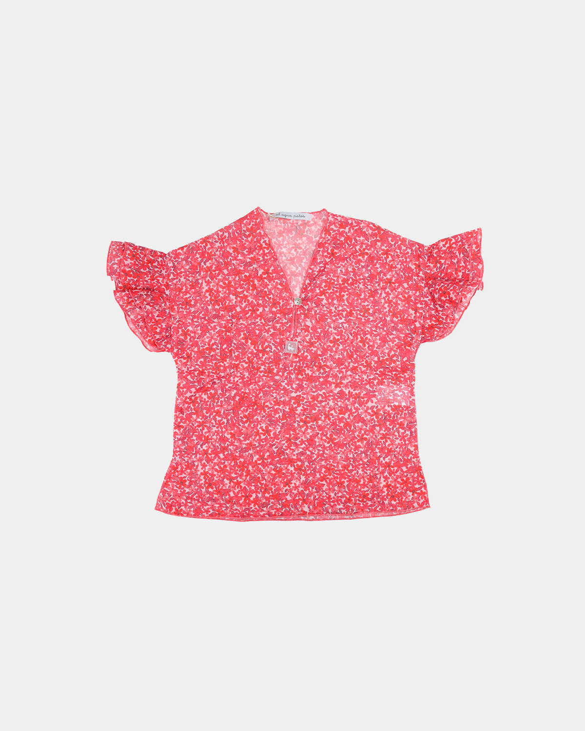 GIRL'S FLORAL KAFTAN