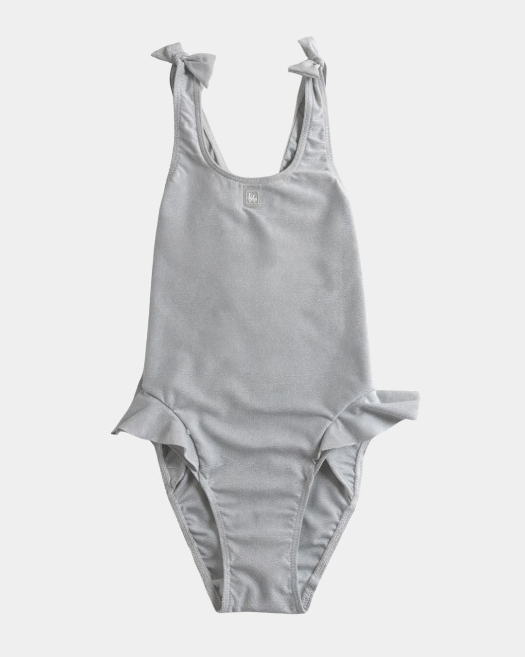 SILVER LYCRA SWIMSUIT