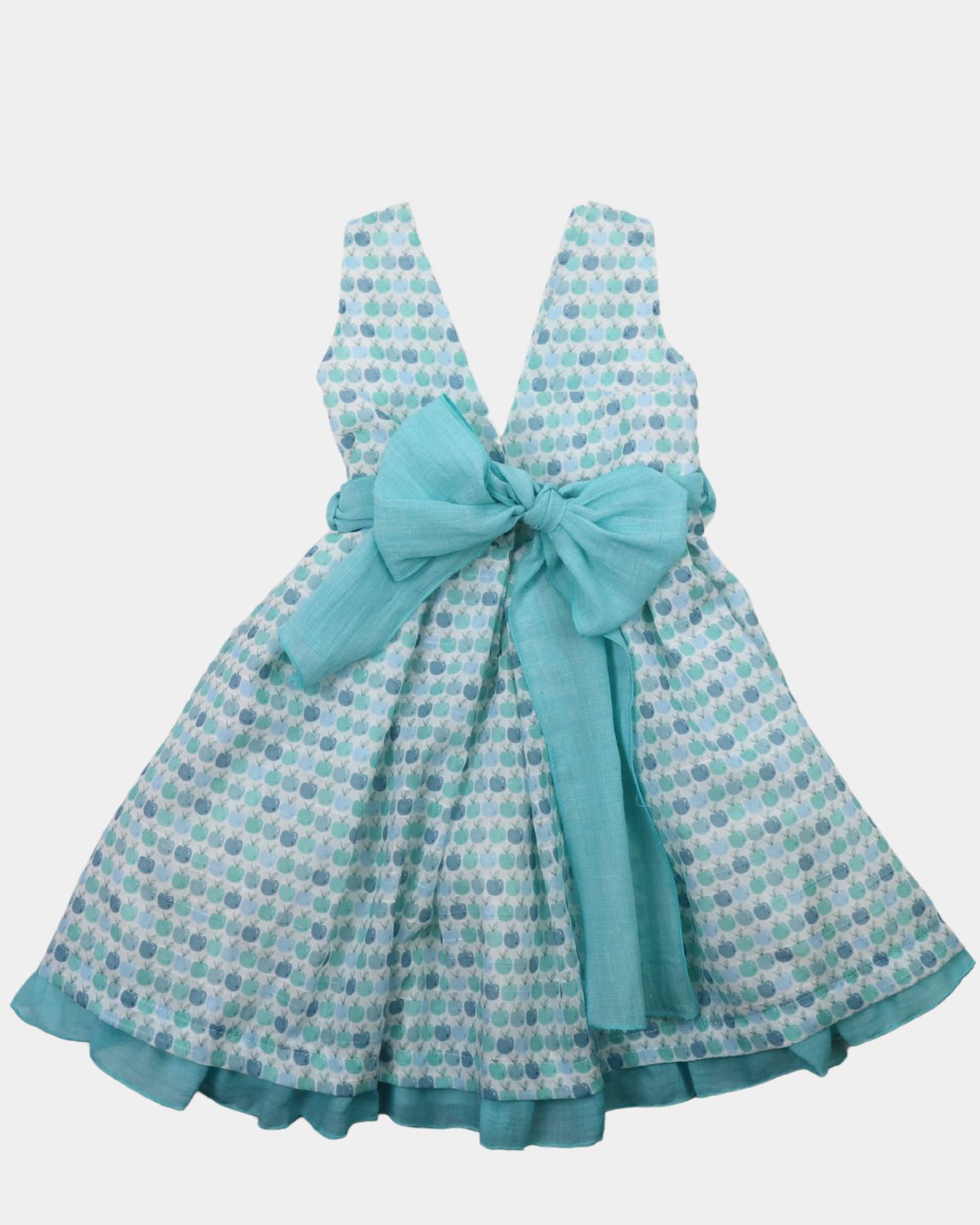 VESTIDO TELA MANZANAS