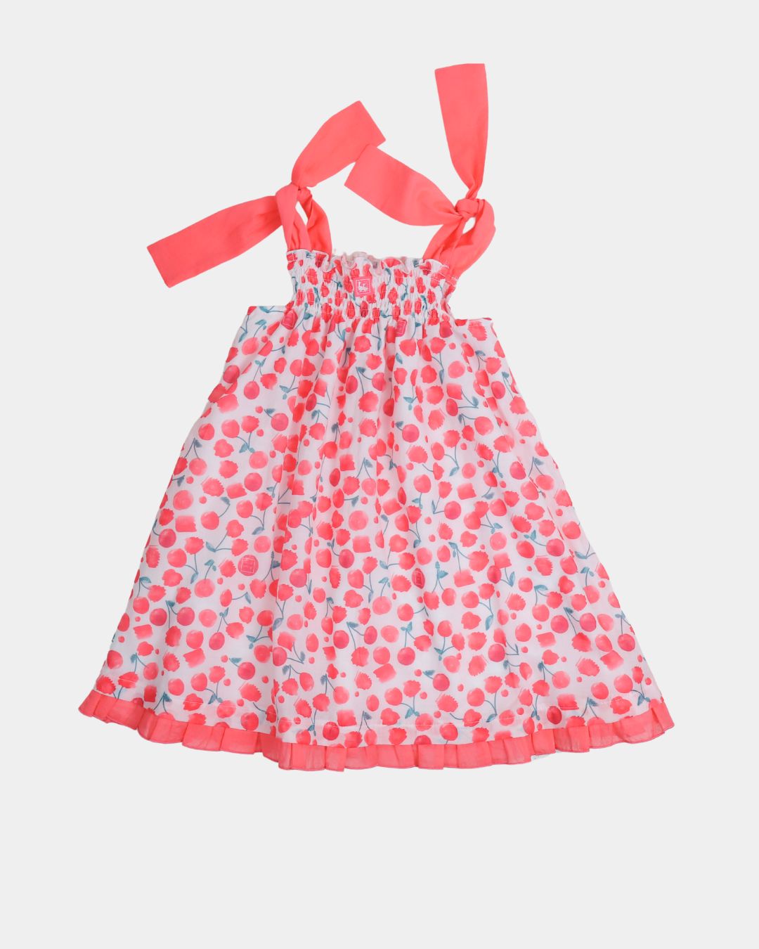 VESTIDO VOILE CEREZAS