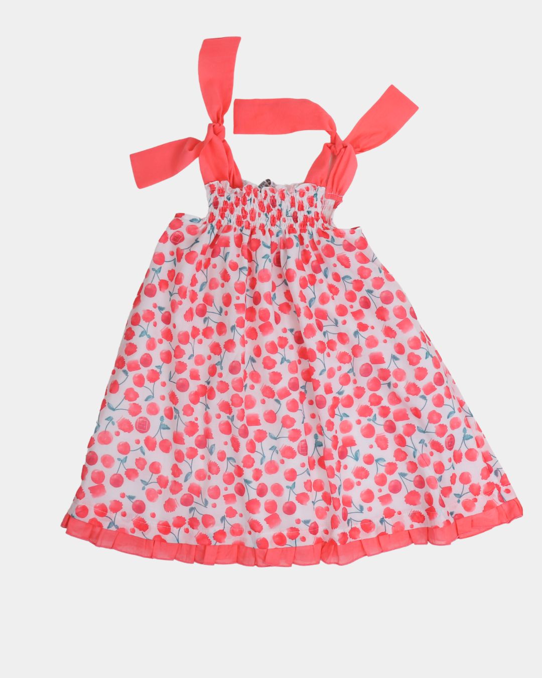 VESTIDO VOILE CEREZAS