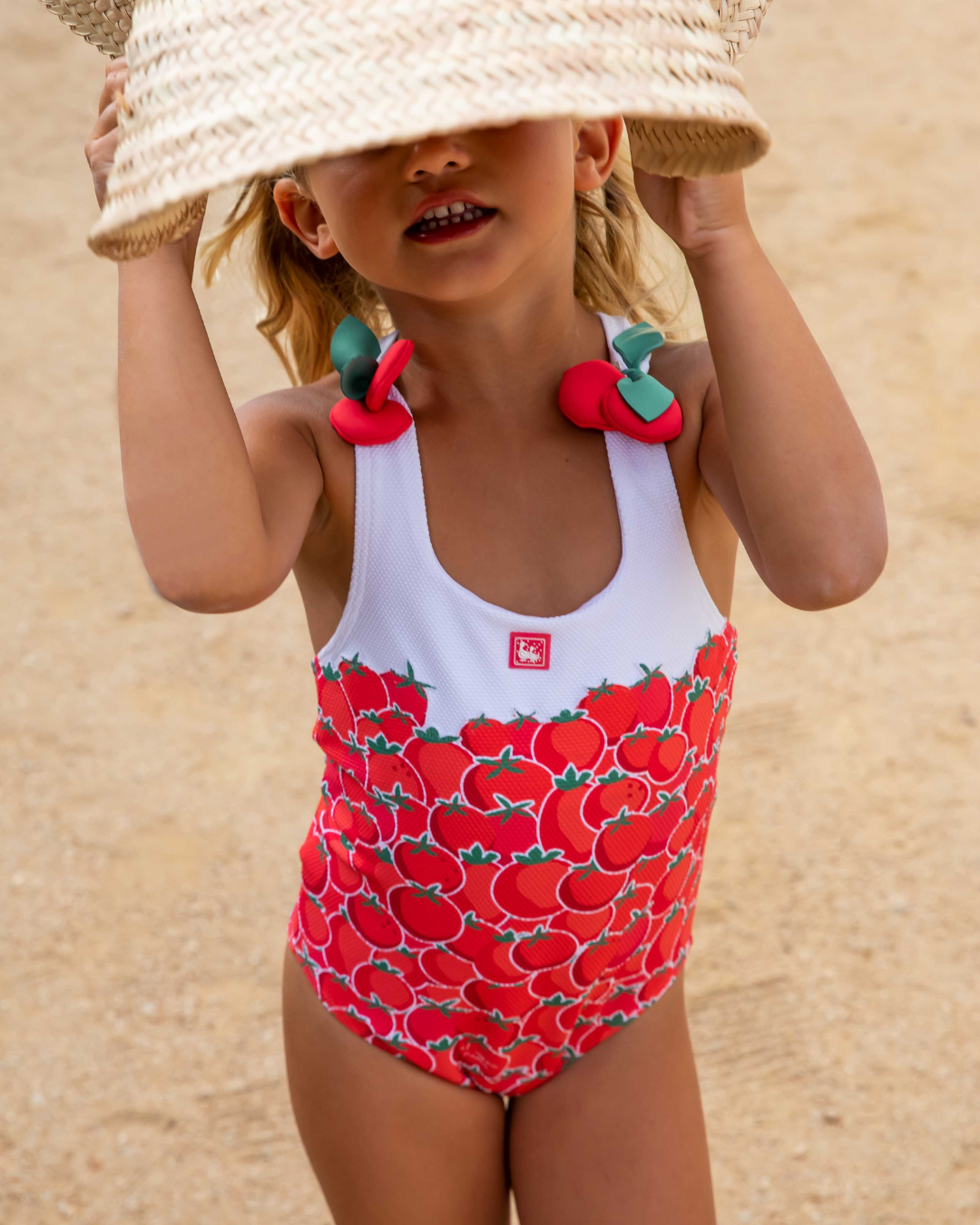 COSTUME DA BAGNO IN LYCRA POMODORI