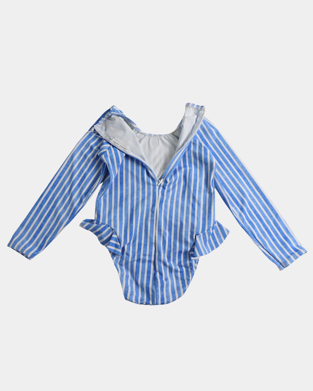 LONG SLEEVE STRIPED LYCRA SWIMSUIT