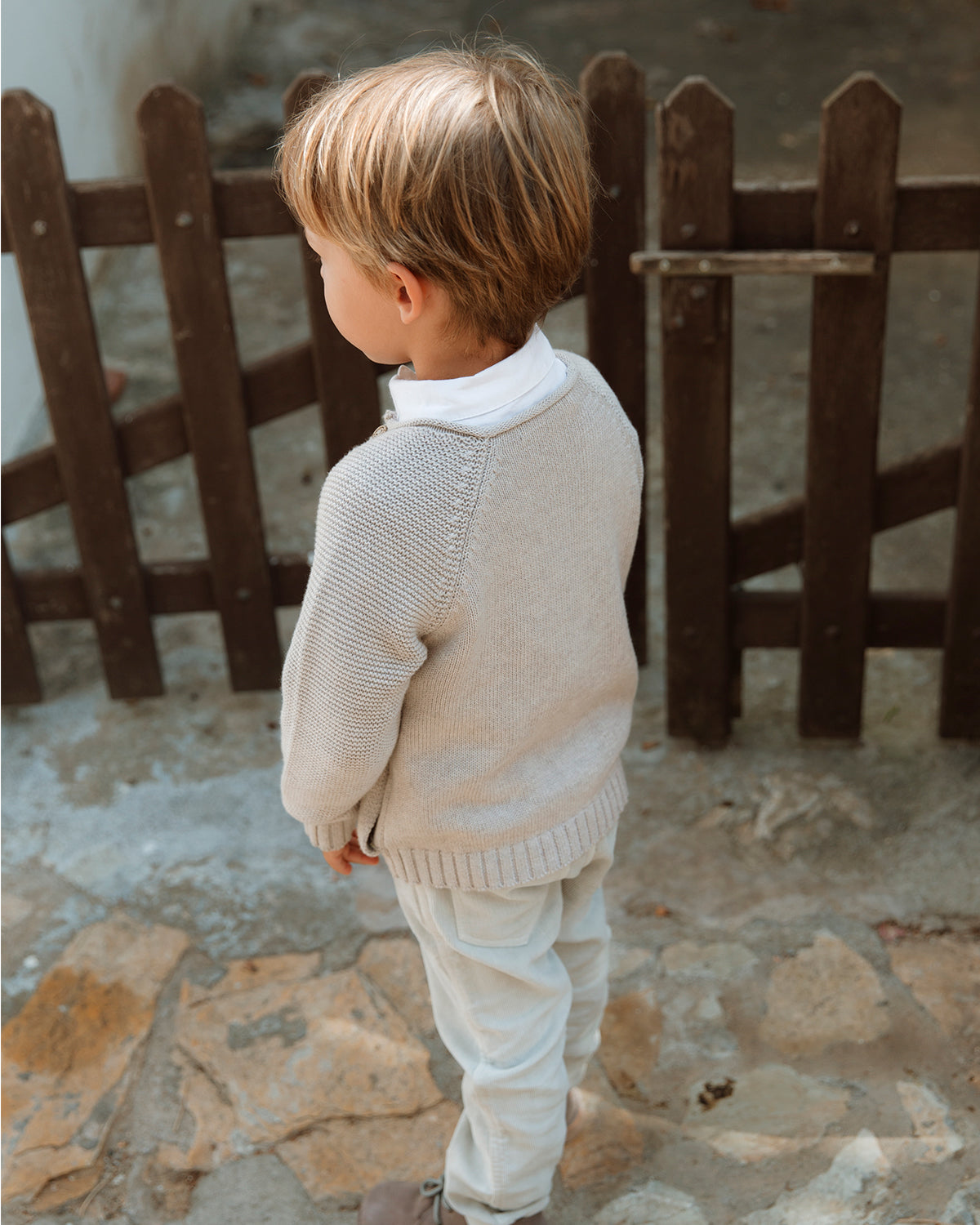 BEIGE BEAR ONESIE