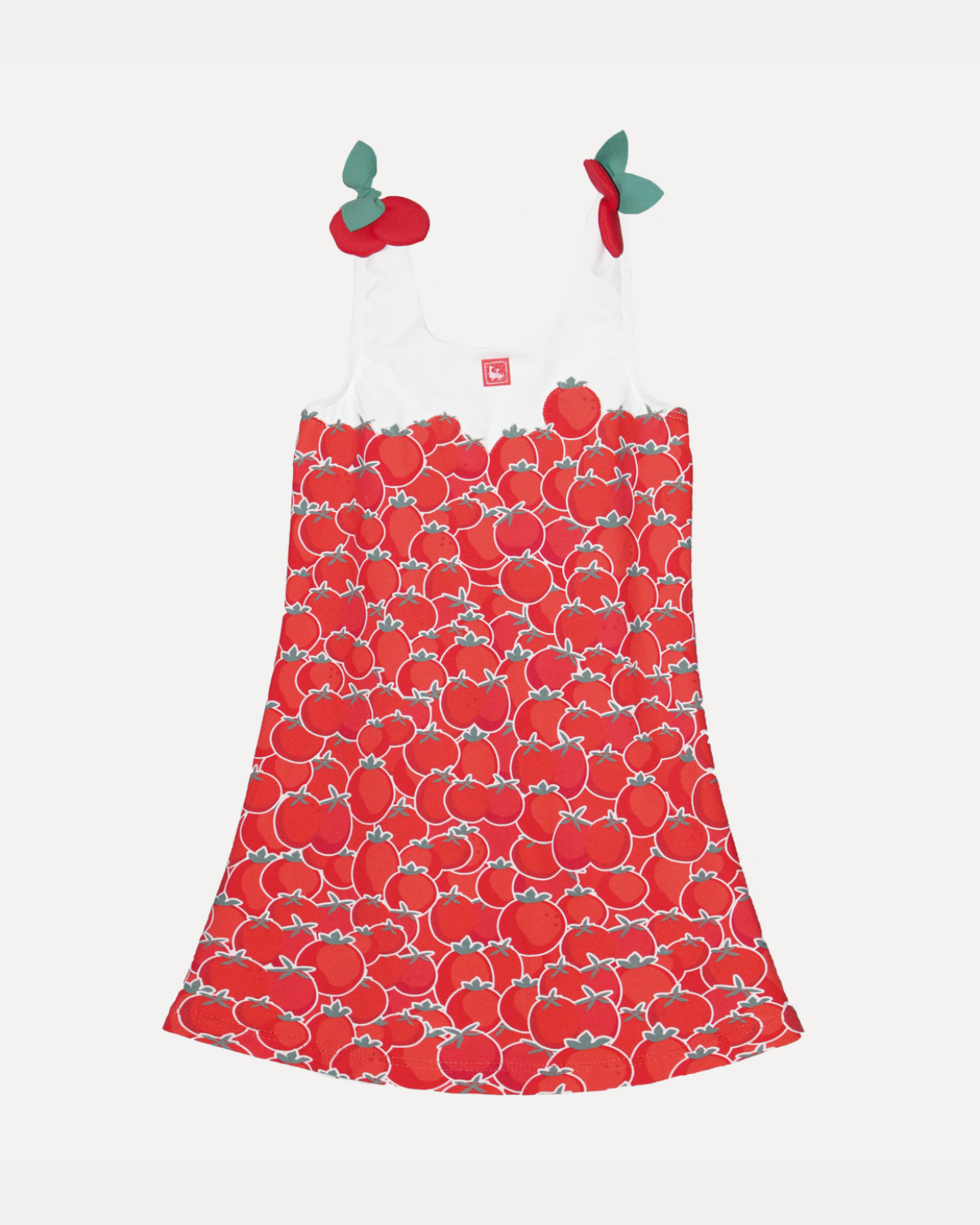 VESTIDO LYCRA TOMATES