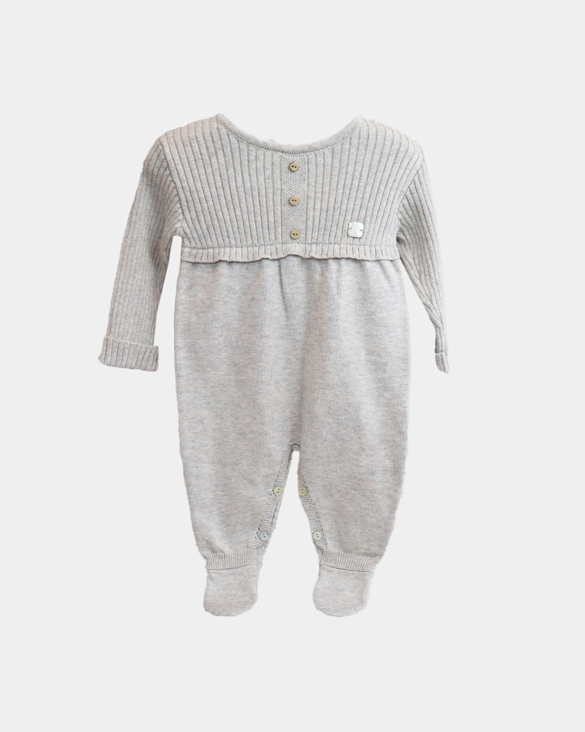 BEIG MIXED ROMPER