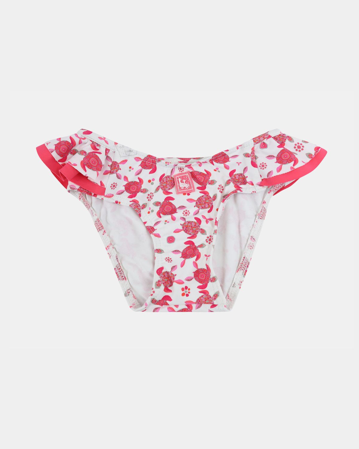 FONDO IN LYCRA TARTARUGHE ROSSE