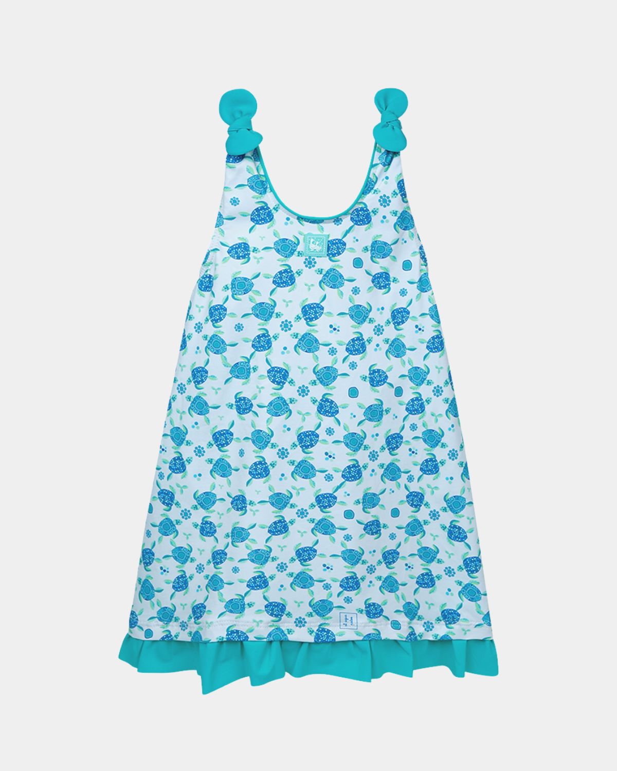 ABITO IN LYCRA BLU TARTARUGA