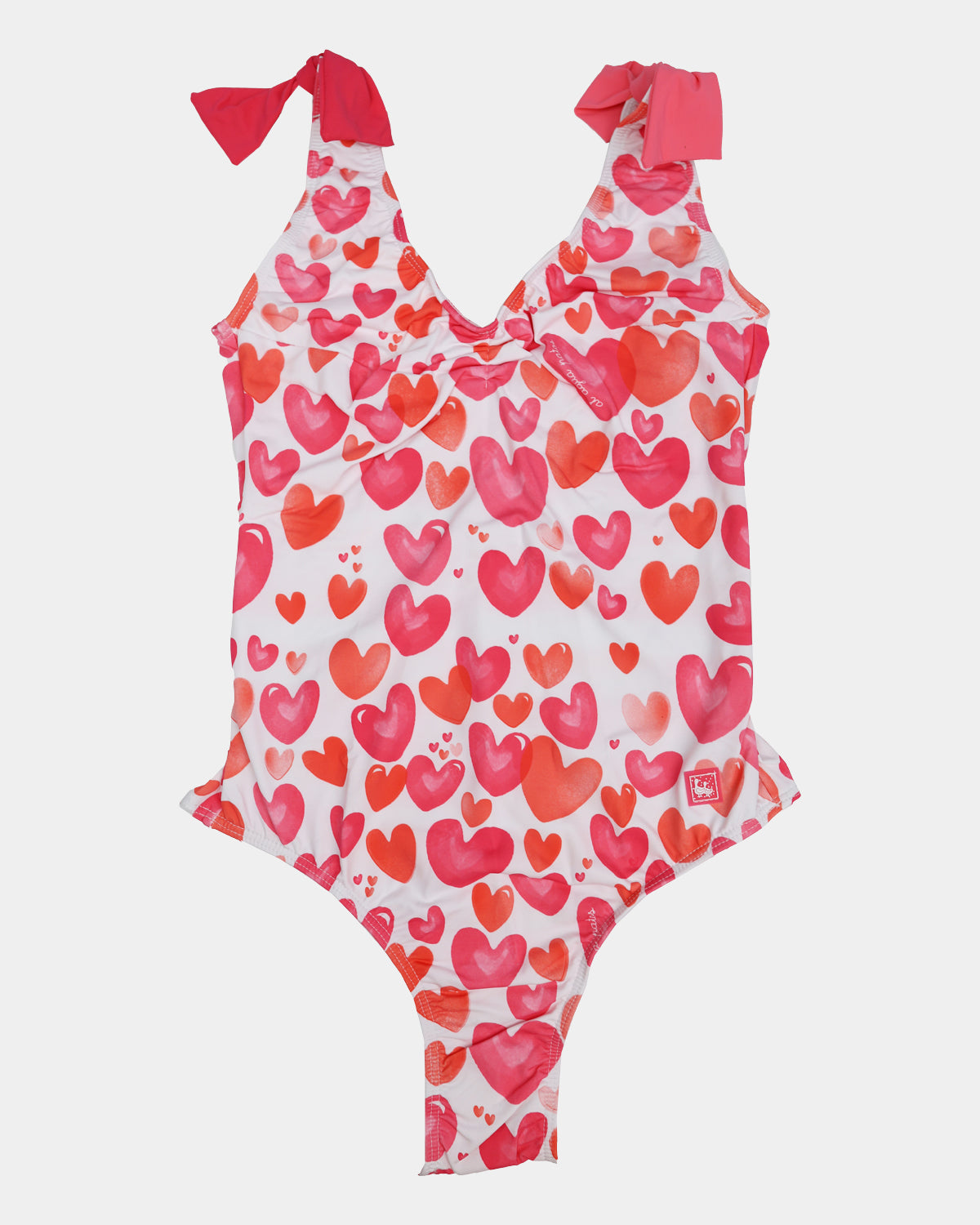 COSTUME DA BAGNO DELLA MAMMA CON CUORI