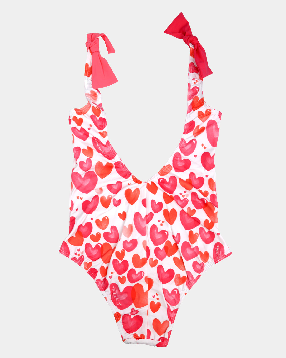 COSTUME DA BAGNO DELLA MAMMA CON CUORI