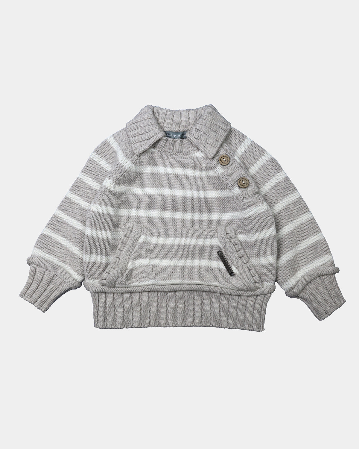 STRIPED BEIGE-ECRU JERSEY