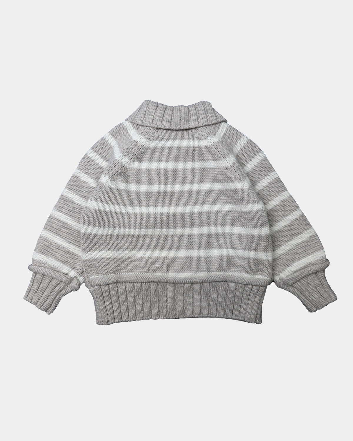 STRIPED BEIGE-ECRU JERSEY