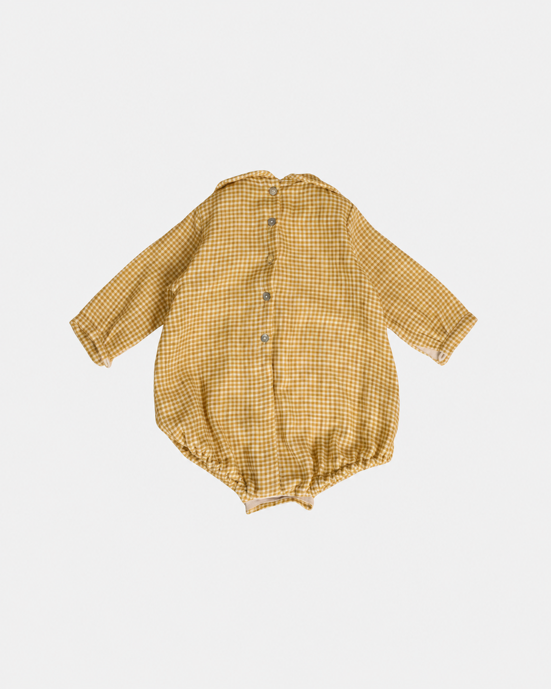 BLUSA/BODY VICHY OCRE