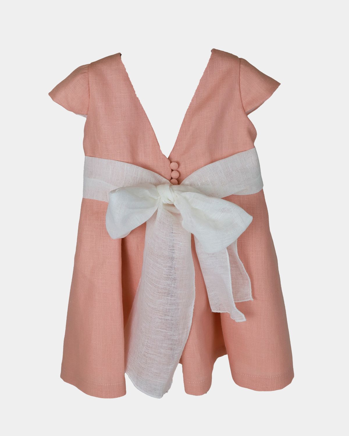 VESTIDO DE CEREMONIA SALMON