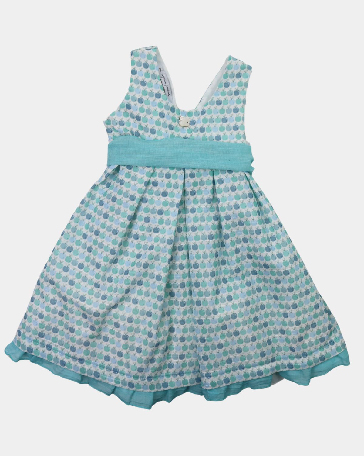 VESTIDO TELA MANZANAS