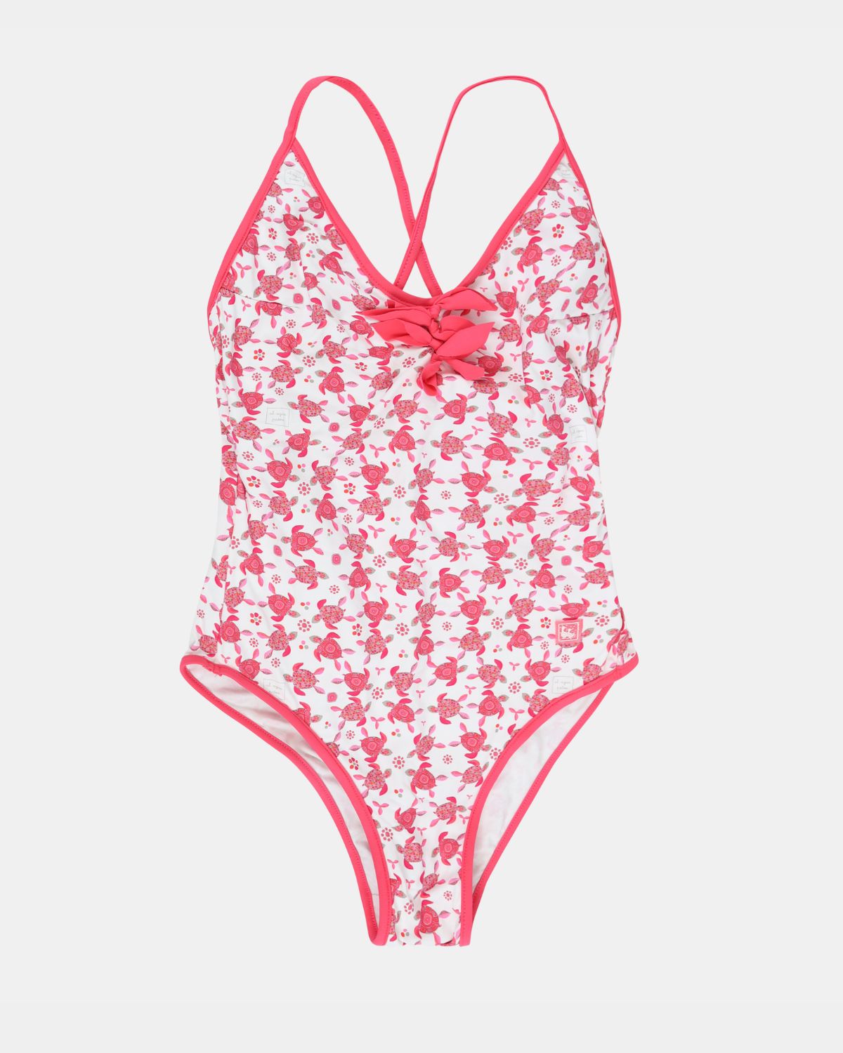 SWIMSUIT MAMA TURTLES RED