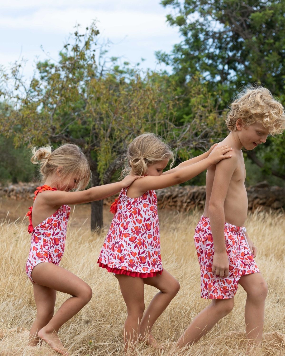 BOYS SURF BOXERS COCOA